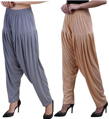 TWINSKY Viscose Rayon Solid Patiala