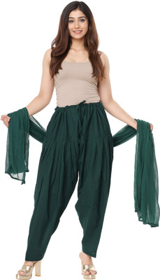 END FASHION Indi Cotton Solid Patiala