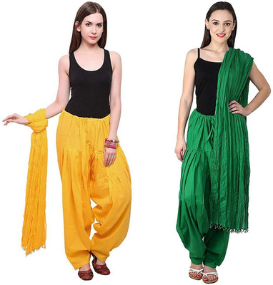 Vasu Fashion Women Patiala Dupatta Set