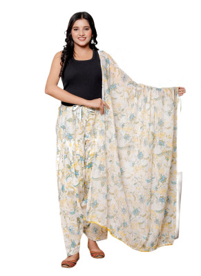 KHEEAA FASHIONS Cotton Printed Patiala