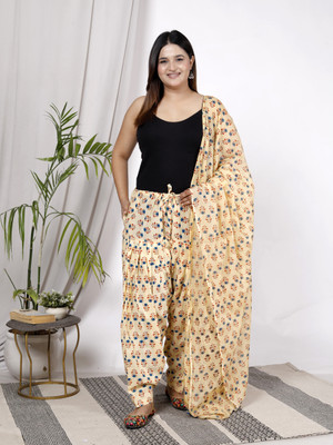 HANVIK TRADERS Cotton Printed Patiala