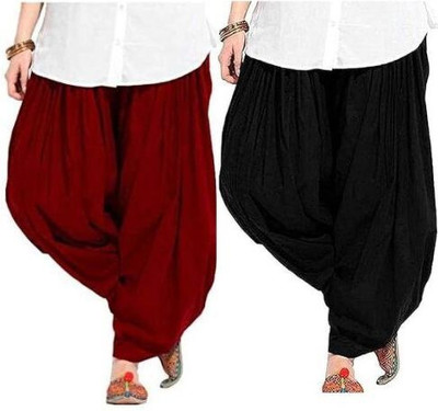 PK Fashion Cotton Solid Patiala