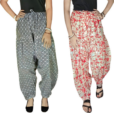 KRISHIV HANDICRAFT Cotton Printed Patiala