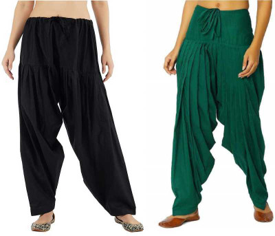 END FASHION Indi Cotton Solid Patiala