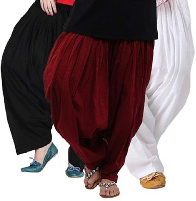 B-T FASHION Cotton Solid Patiala