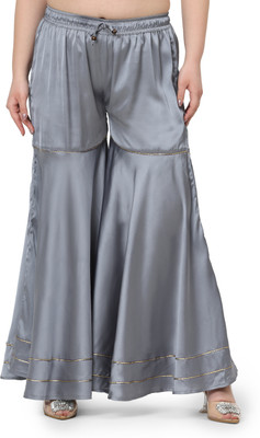 MASSI DESIGN Relaxed Women Silver Trousers