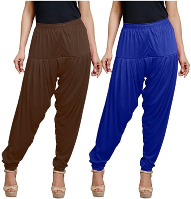 HouseOfCommon Cotton Blend Solid Patiala