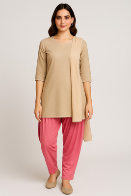 SK Fashion Cotton Solid Patiala