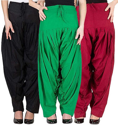 Sk Creation Cotton Solid Patiala