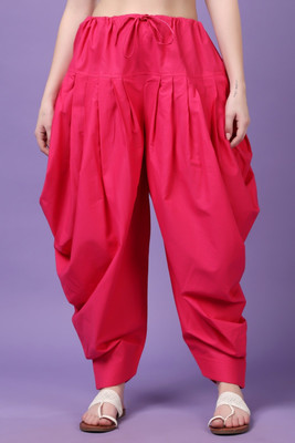 MJ LIFE STYLE Indi Cotton Solid Patiala