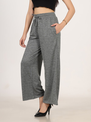 PROBASIC Regular Fit Women Grey Trousers