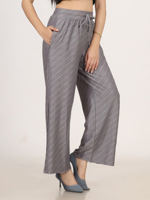 PROBASIC Regular Fit Women Grey Trousers
