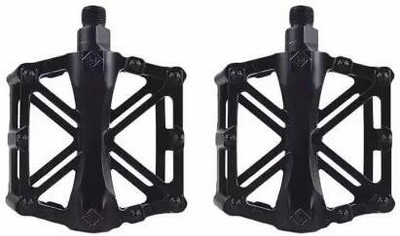 ghg Aluminium Alloy MTB Cycle Road Bicycle Flat Pedal Pedal(Black)