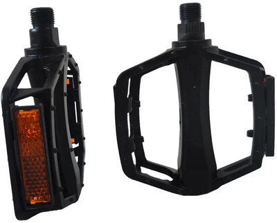 TUNGSTEN Aluminium Alloy MTB Cycle Road Bicycle Flat Pedals Pedal(Black)
