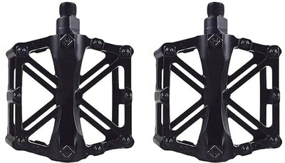 Gymisa Aluminium Alloy MTB Cycle Road Bicycle Flat Pedal Pedal(Black)