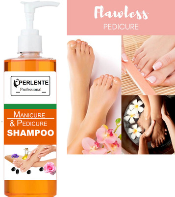 PERLENTE Orange Pedicure Shampoo Orange Peel Extract brightens,(200 ml, Set of 1)