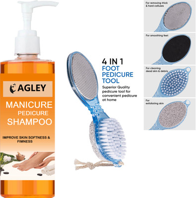 AGLEY SHAMPOO BEAUTY Pedicure & Manicure(200 ml, Set of 2)