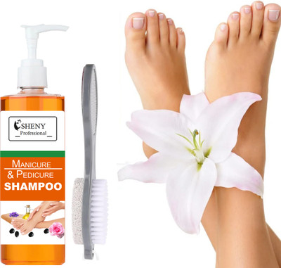 Sheny Calming & Refreshing Foot Spa at Home MANICURE PEDICURE SHAMPOO(200 ml, Set of 1)