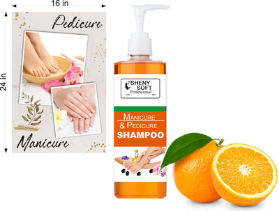 sheny soft best shampoo pedicure & manicure(200 ml, Set of 1)