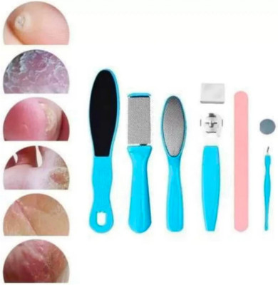 ghorela 8 Foot File Set Dead Hard Skin Callus Remover Scraper Pedicure(8 ml, Set of 1)