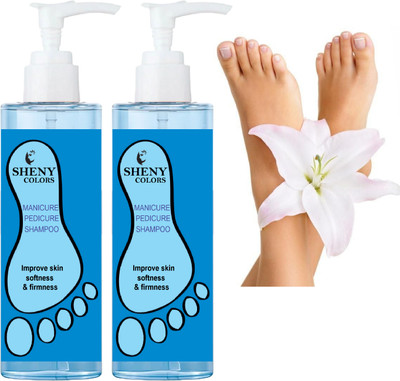 SHENY COLORS Professional Manicure & Pedicure Shampoo – Set of 2 for Hands & Feet Care(200 ml, Set of 2)