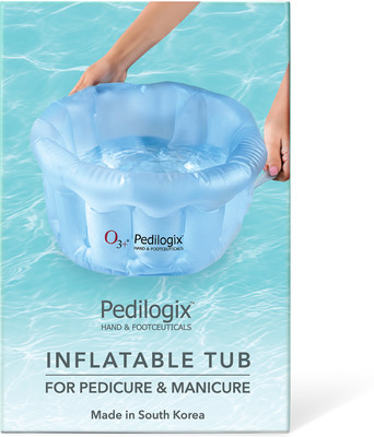 O3+ Pedilogix Inflatable Tub For Pedicure & Manicure Easy Use(270 g, Set of 1)