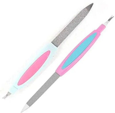 ghorela 2in1 Manicure Pedicure Nail File for Nails Shape (Set of 2)(2 ml, Set of 1)