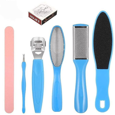 eiliaz Foot Pedicure Tools for Feet - 8 in 1 Pedicure Kit | Foot Scrubber for Dead Skin(20 g, Set of 8)