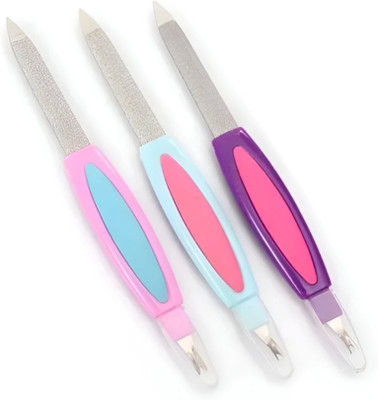 ghorela 2in1 Manicure Pedicure Nail File for Nails Shape (Set of 3)(3 ml, Set of 1)