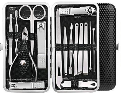 Snow ferry 18 IN 1 Stainless Steel Professional Manicure Set Nail Cutter(200 g, Set of 12)