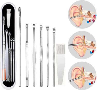 tanvi27 Ear Cleaning Kit with Storage Box and Cleaning Brush(10 g, Set of 7)