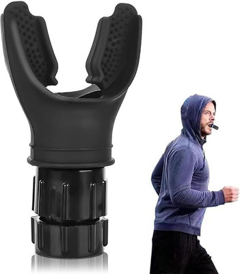 Shyam DealsHub Breathing Trainer, Lung Capacity Exercise Device Portable Muscle Trainer, Exercise Trainer with Resistance(Black)
