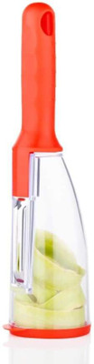 Badhi Enterprise Fruits & Vegetable Peeler with Storage Container Peeling Tool Straight Peeler(Multicolor)