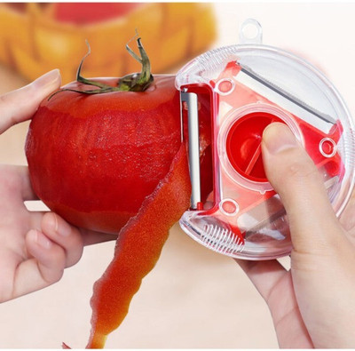 Fitaza 3 in 1 Blade Peeler | Vegetable Pealer | Multifunctional Fruit Peelers Straight Peeler(Multicolor)