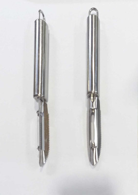 rushabh collections Stainless Steel Peeler Vegetable Peeler Ultra Sharp Straight Peeler Set(Steel Pack of 2)