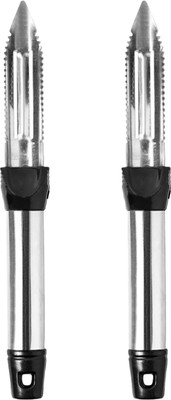 AKSALESBUZZ Peeler-Combo01 Straight Peeler Set(Multicolor Pack of 2)