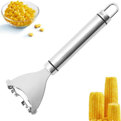 VASHISHTH Stainless Steel Corn Peeler and Corn Remover with Ultra-Sharp Blades(pack of 1) Y Shaped Peeler(Silver)