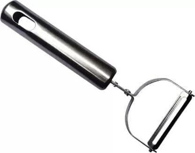 A S Enterprises 2-in-1 Kitchen Vegetable and Fruit Y Shaped Peeler(Silver)