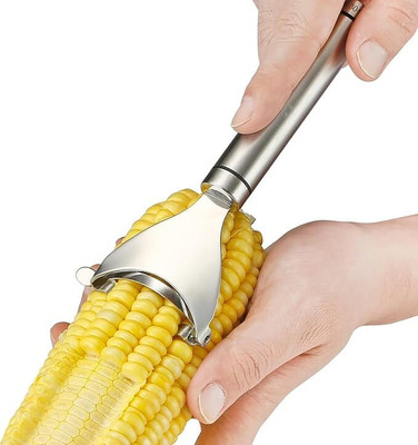 ETONWALL Stainless Steel Corn Peeler with Ergonomic Ultra Sharp Blades Y Shaped Peeler(Multicolor)