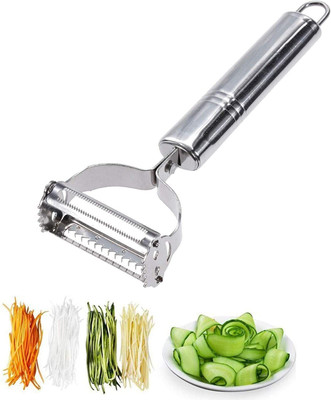 EASETENSIL Peeler Stainless Steel Julienne Peeler Multi-Function Fruit Vegetable Slicer Y Shaped Peeler(Silver)