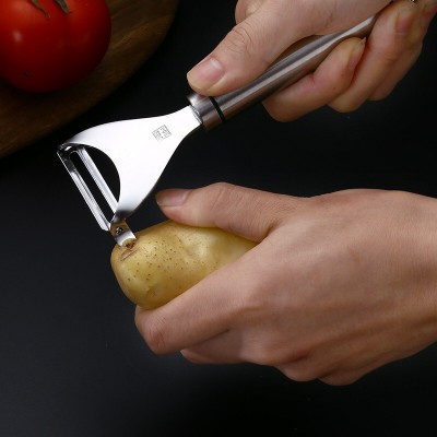 Top Chef Fruit & Vegetable Peeler Y Shaped Peeler(Silver)