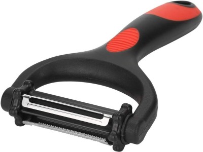 GHANU 3 in 1 Vegetable Peeler Y Shaped Peeler(Black, Red)