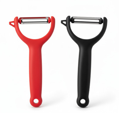 Majestix Multipurpose Rapid Vegetable Scrapper Y Shaped Peeler Y Shaped Peeler Set(Multicolor Pack of 2)