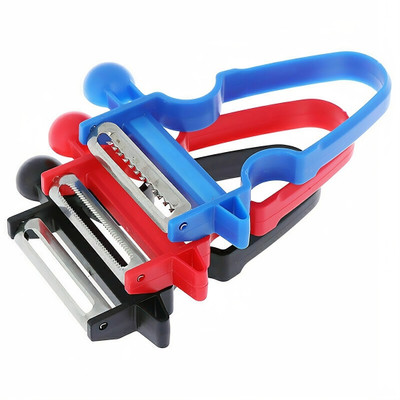 Top Chef Magic Trio Super Peeler Original for Fruits and Vegetables (Set of 3) Y Shaped Peeler(Multicolor)