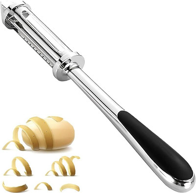 GENESYZE 3 In 1 Slicer Peeler Black Handle NA Peeler Set(Multicolor)