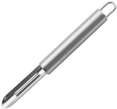 AL ATASH Premium Stainless Steel Vegetable Peeler with Ultra-Sharp Blade&Ergonomic Handle Straight Peeler(Steel)