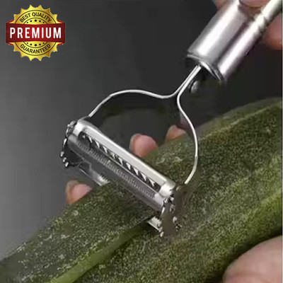 SAREJA 2-in-1 Peeler – Peel, Slice & Julienne Y Shaped Peeler(Silver)
