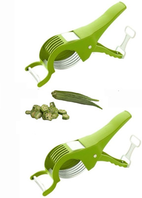 EQUIMASTER Y Shaped Peeler(Green Pack of 2)