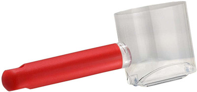 BaySTAR Peeler With Container Ss Blade Peeler Kitchen Tool Straight Peeler(Silver, Red)