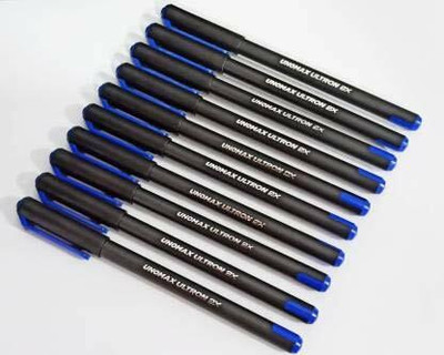 madhu store UNOMAX Ultron 2X Ball Pen(Pack of 10, Ink Color - Blue)